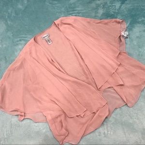Peach batwing Cardigan with NWOT